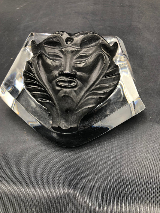 Lalique French Devil paperweight