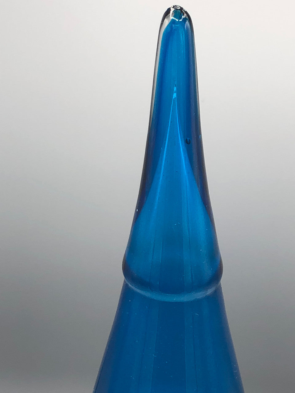 Murano 4 tiered blue glass figurine