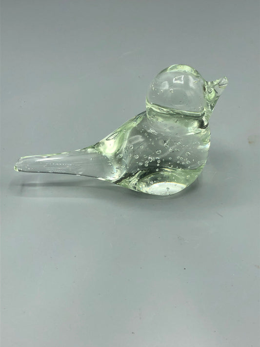 Glass Bird Paperweight