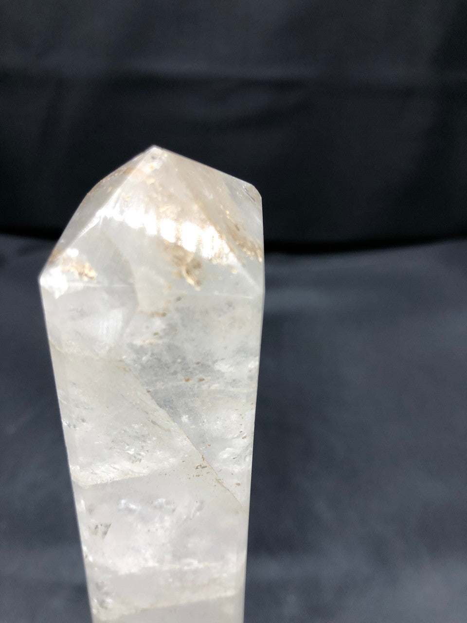 Thin Medium sized clear Quartz Obelisk