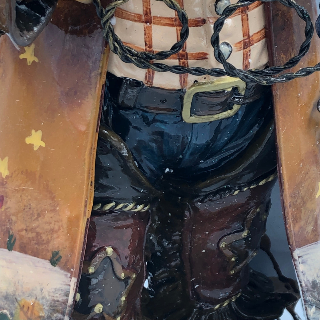 Western tall Lasso Santa