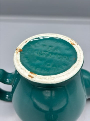 Vintage McCormick green tea pot