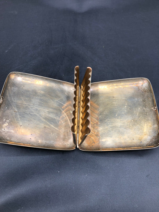 1898 English Sterling Silver Cigarette Case