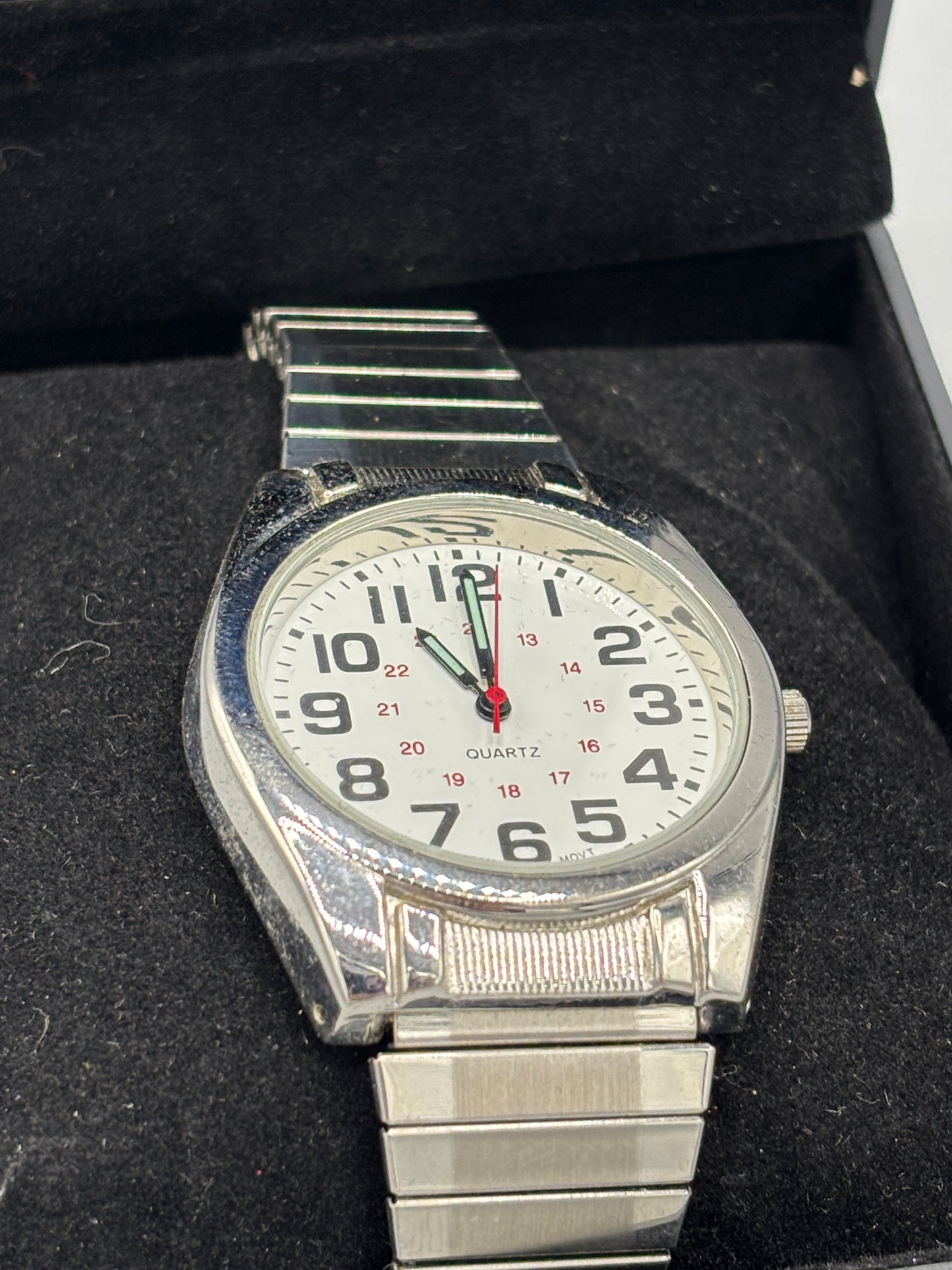 Mens Analog Expansion band watch
