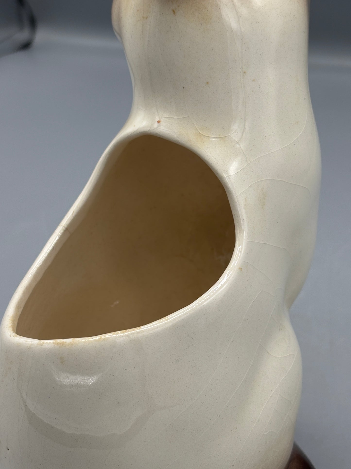 Vintage Ceramic Siamese cat planter