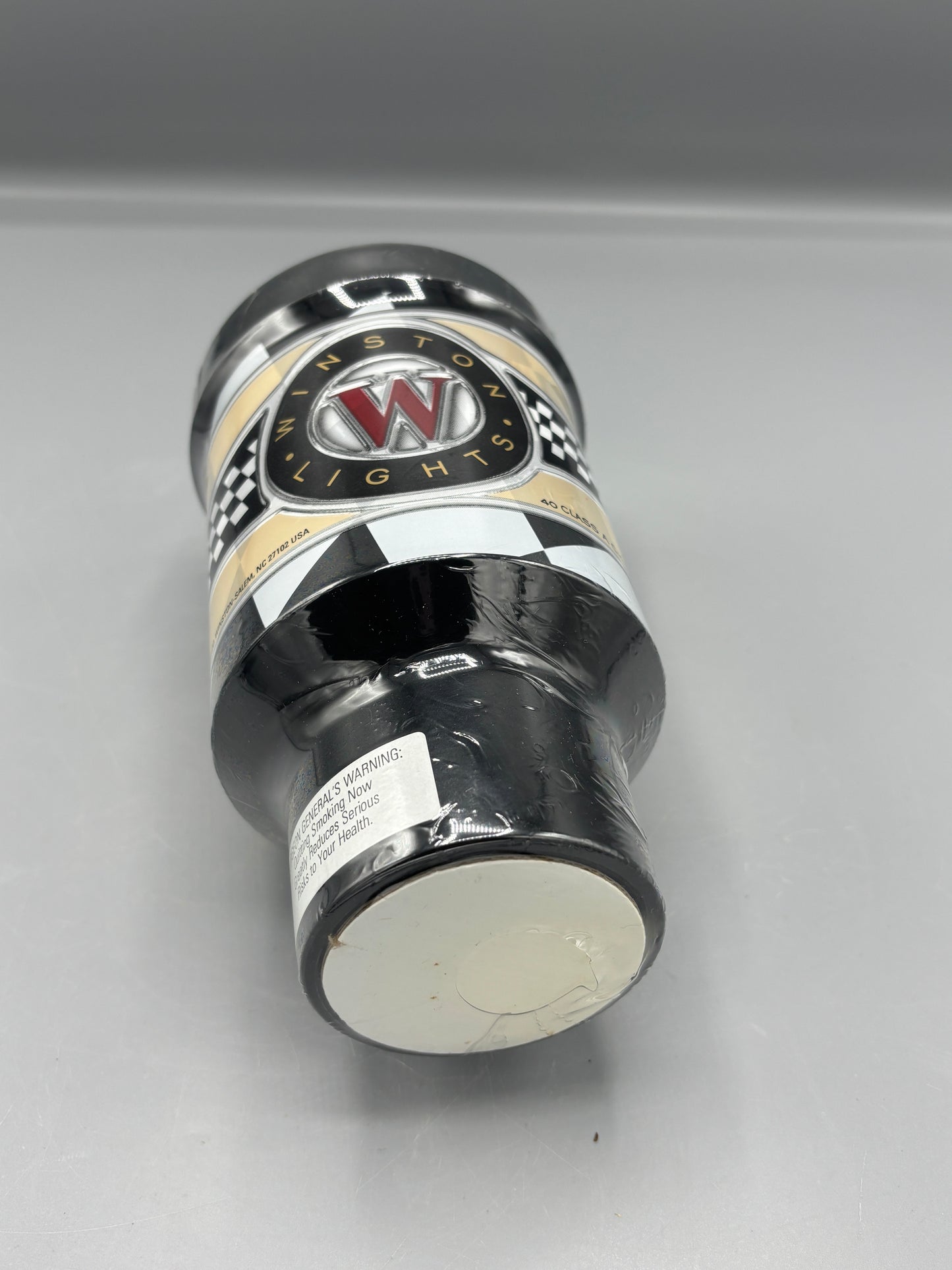 Winston lights branded plastic tumbler with lid
