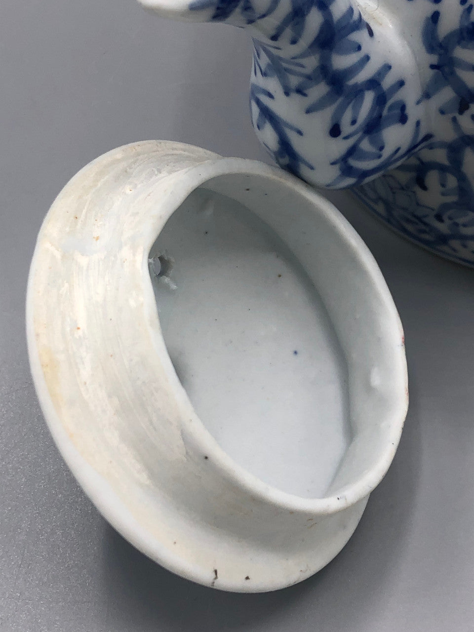 Blue & White tea pot