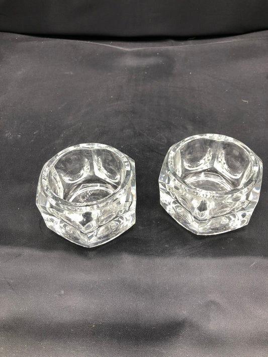 Elements Crystal Madein Czech Republic candle holders