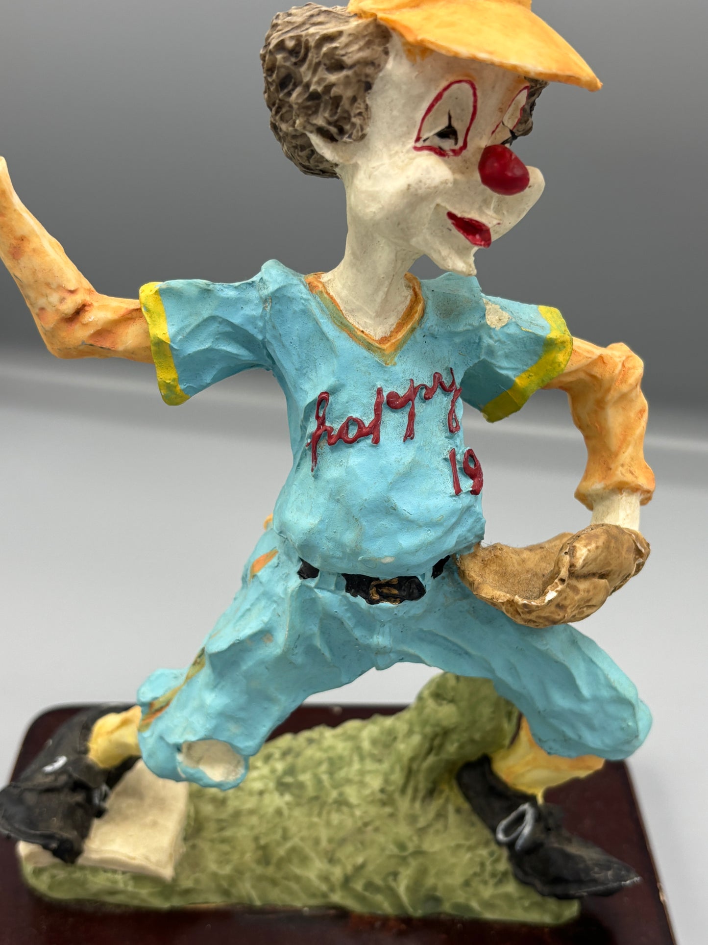 Clown Pitcher Baseball figure