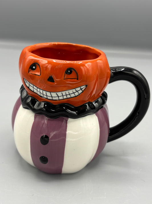 Vintage Johanna Parker Pumpkin ghost mug