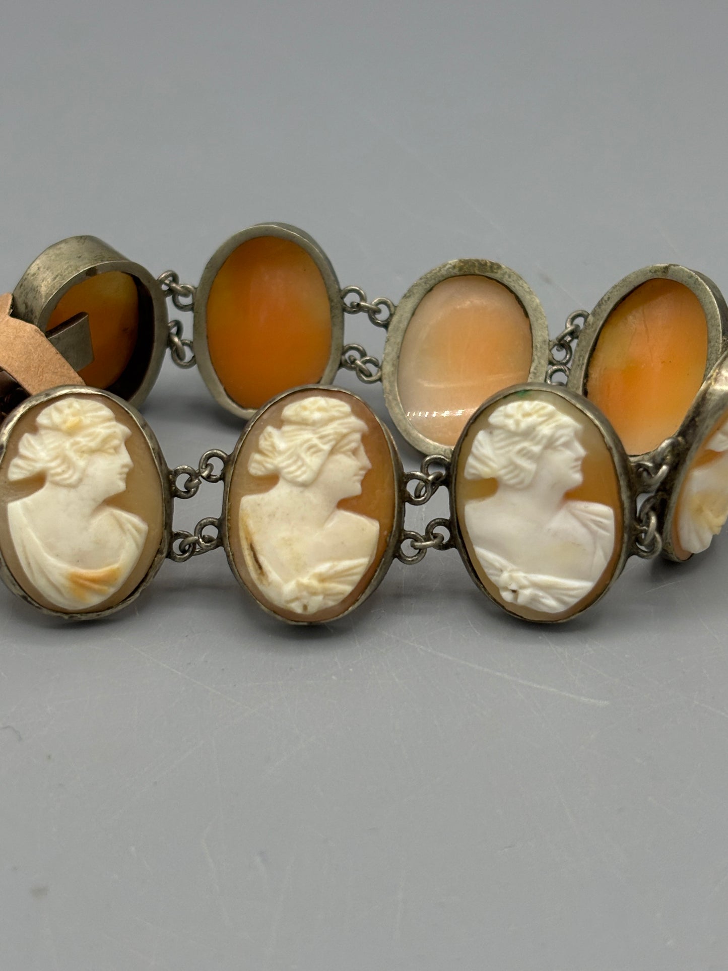 9 piece Cameo bracelet