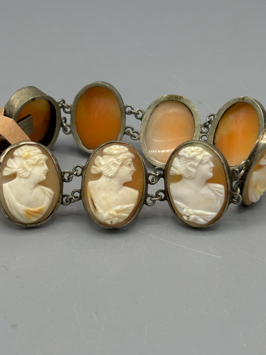 9 piece Cameo bracelet