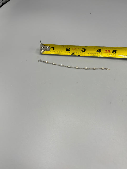 Sterling Pearl baby bracelet