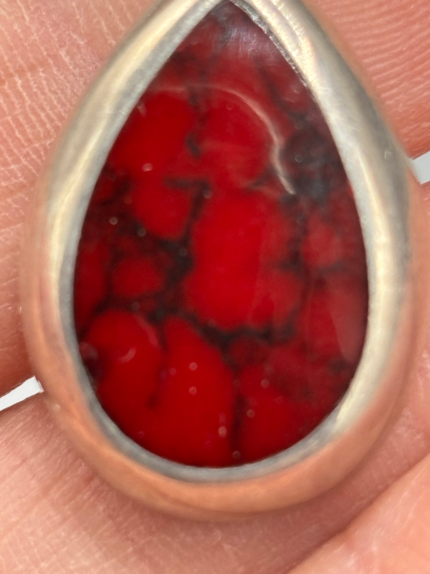 Sterling Coral Pendant