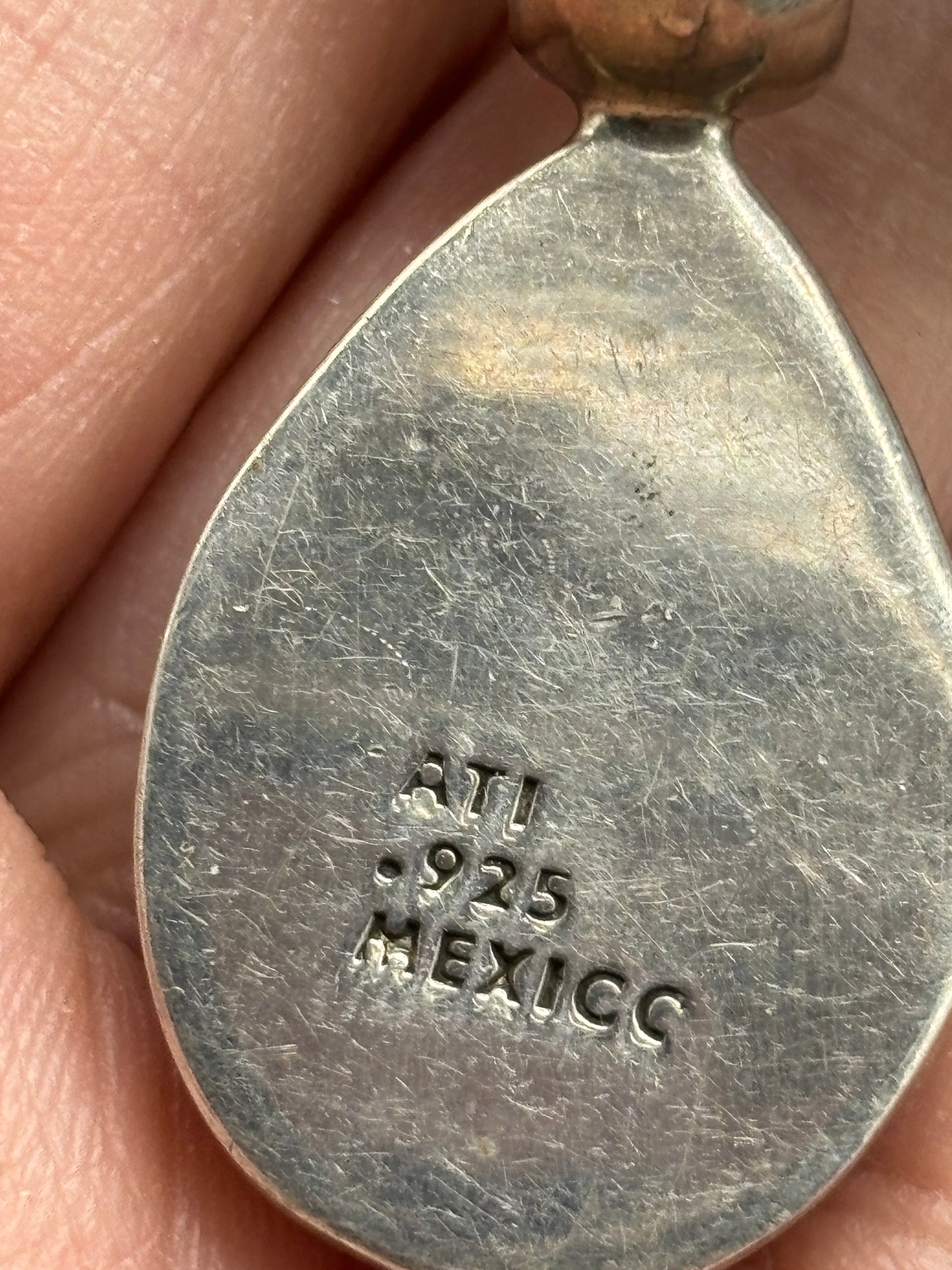 Sterling Coral Pendant