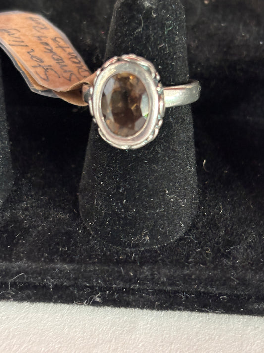 Sterling Smokey ring
