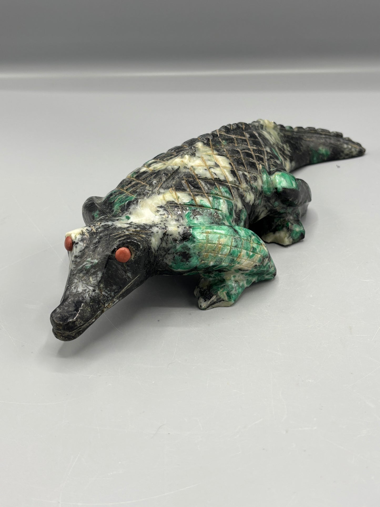 Natural turquoise Crocodile