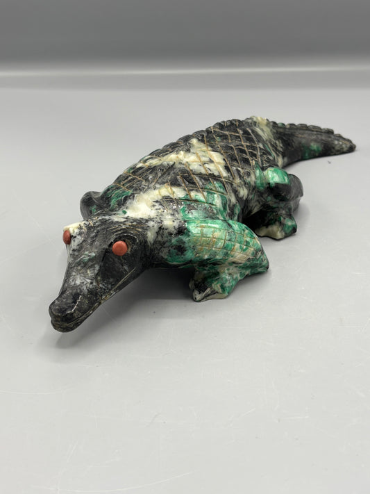 Natural turquoise Crocodile