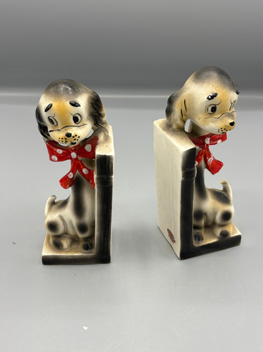 Vintage Relco dog bookends