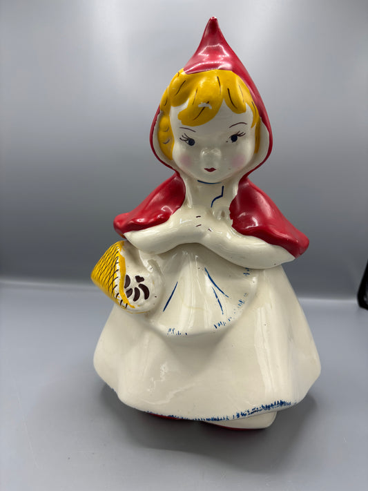 Vintage McCoy Little Red Riding hood cookie jar