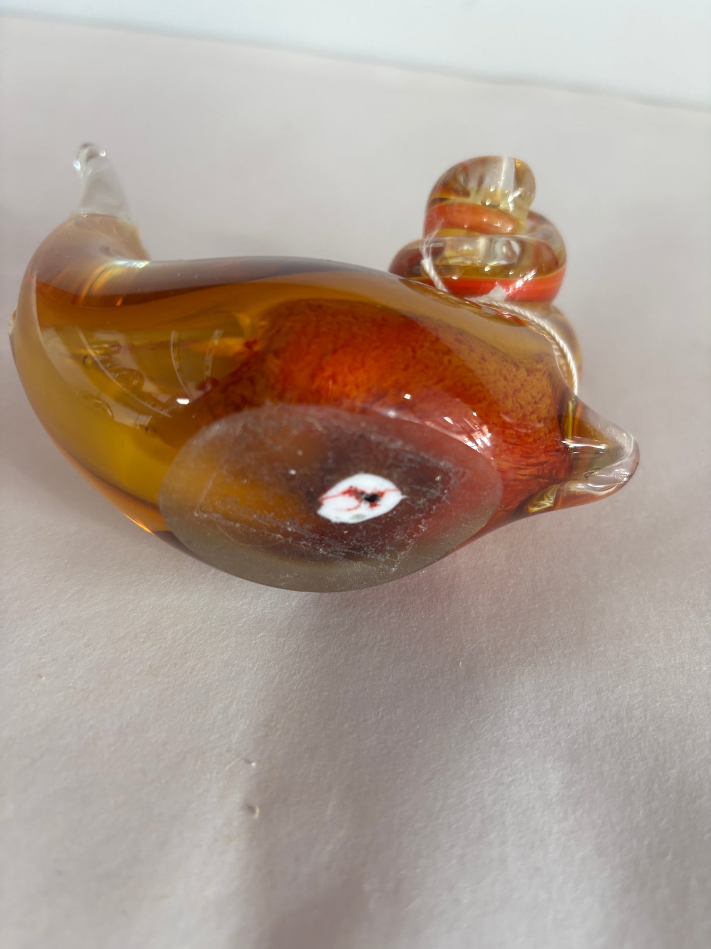 Snail Glass Paperweight