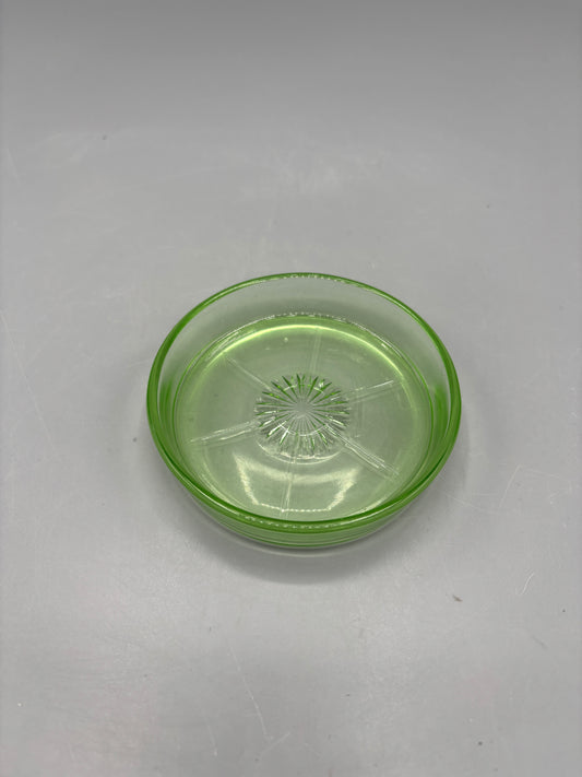 Vintage Federal Glass Uranium Coaster