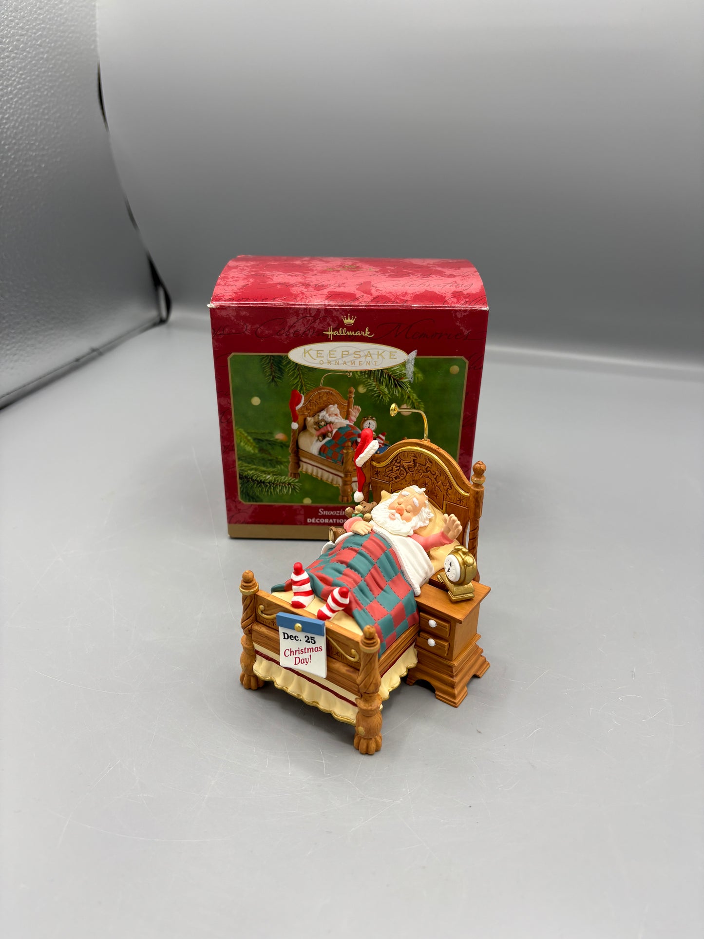 Vintage Hallmark snoozing Santa