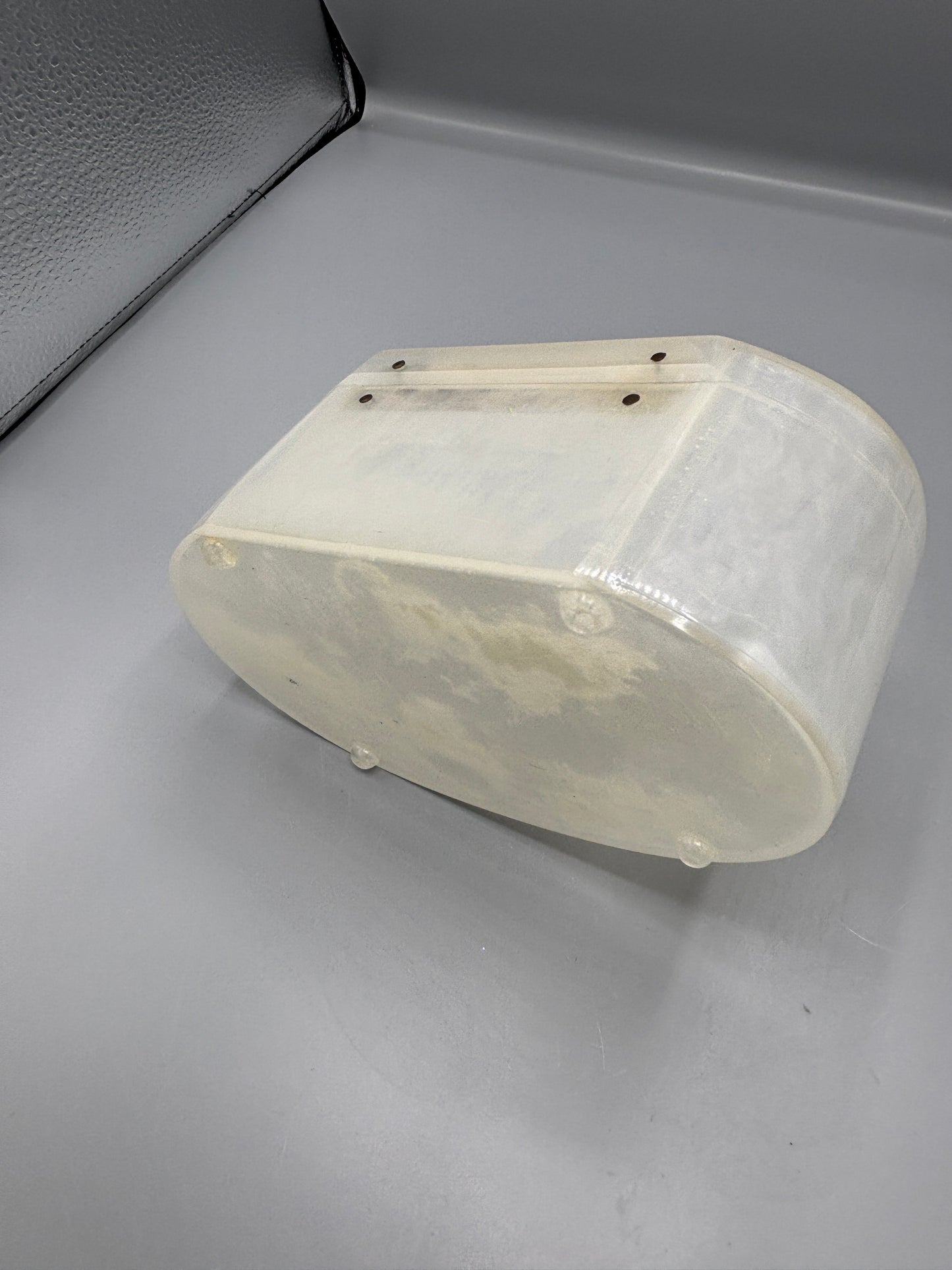 Vintage marbleized Lucite hard purse