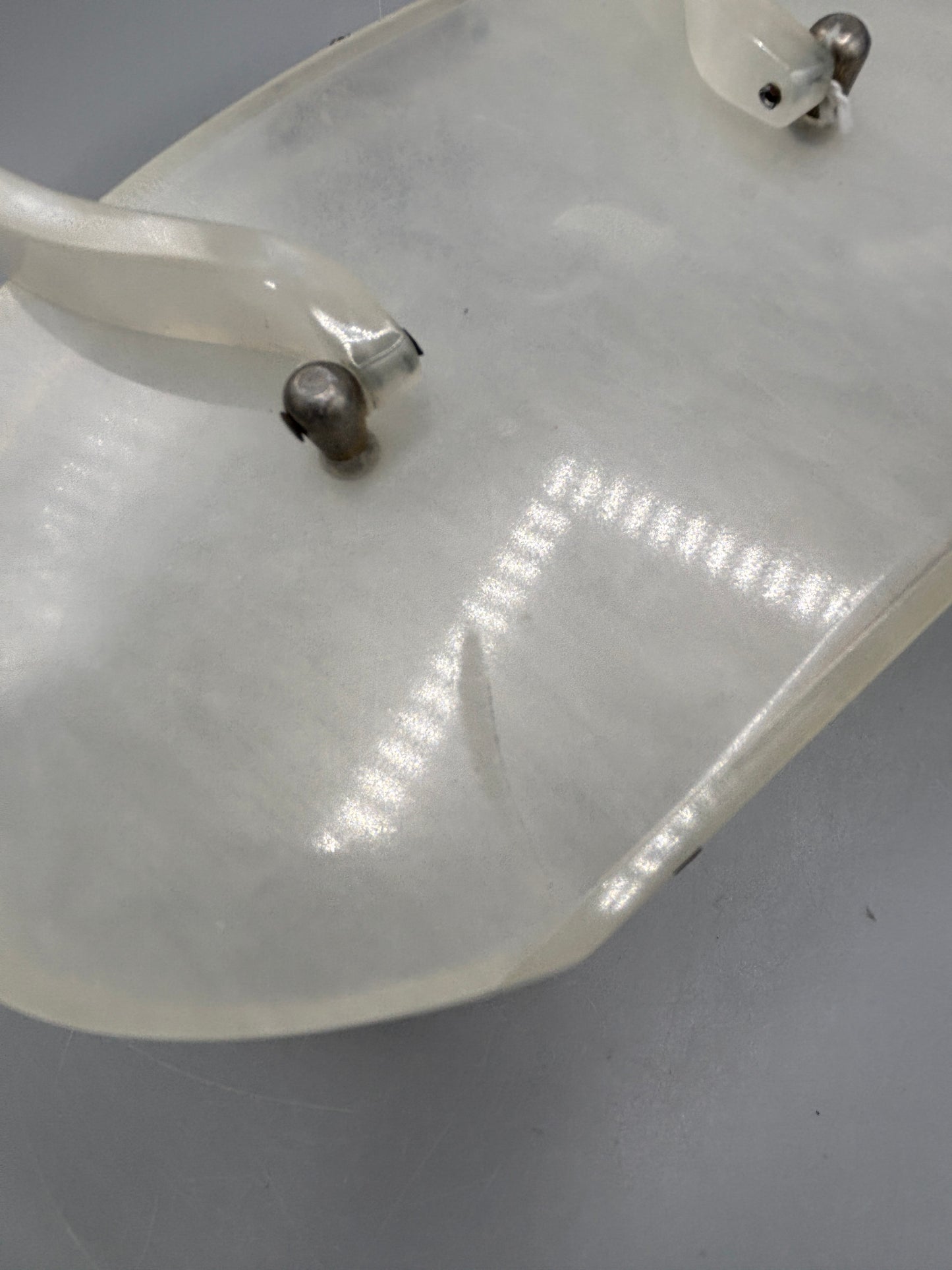 Vintage marbleized Lucite hard purse