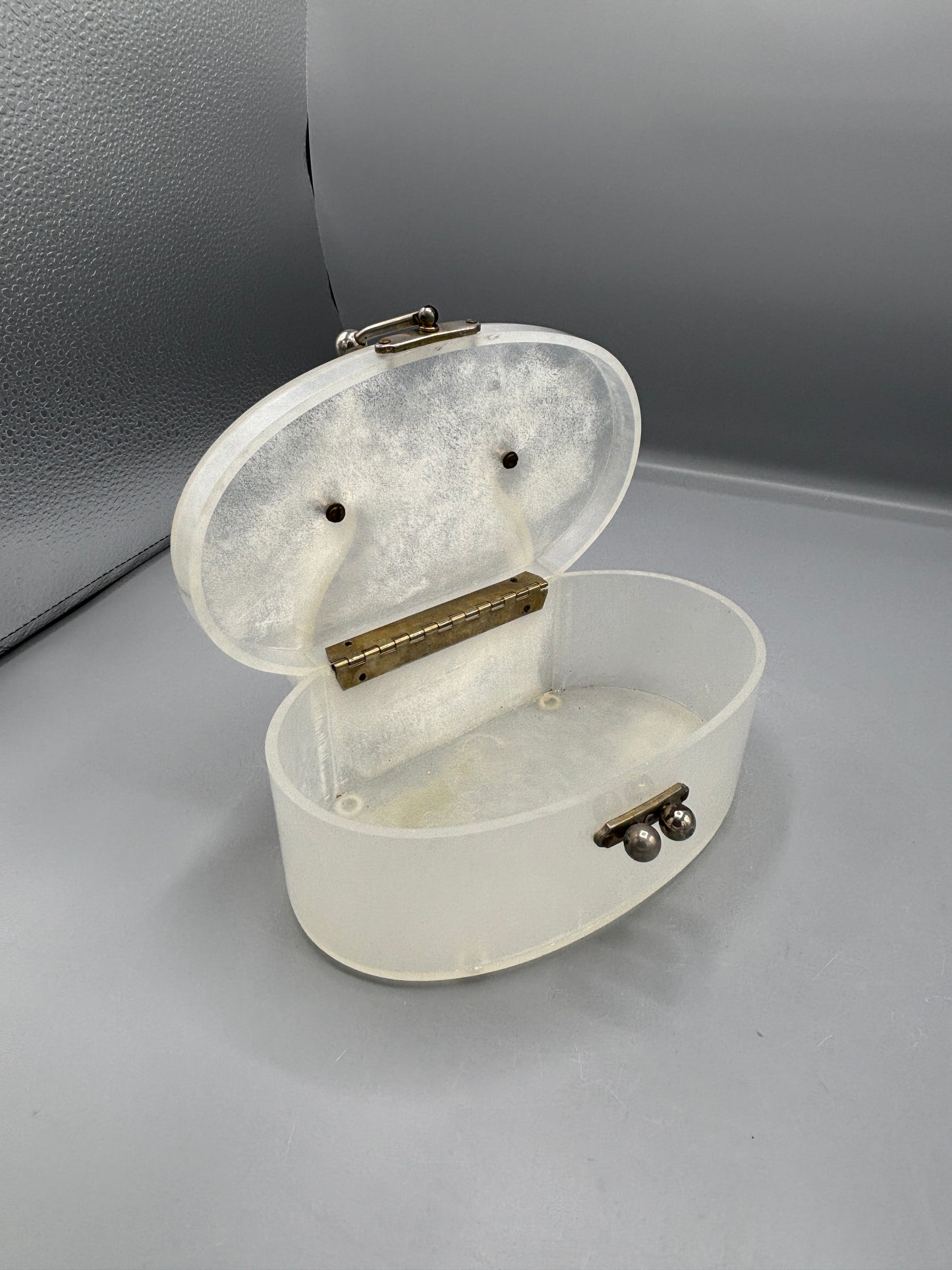 Vintage marbleized Lucite hard purse