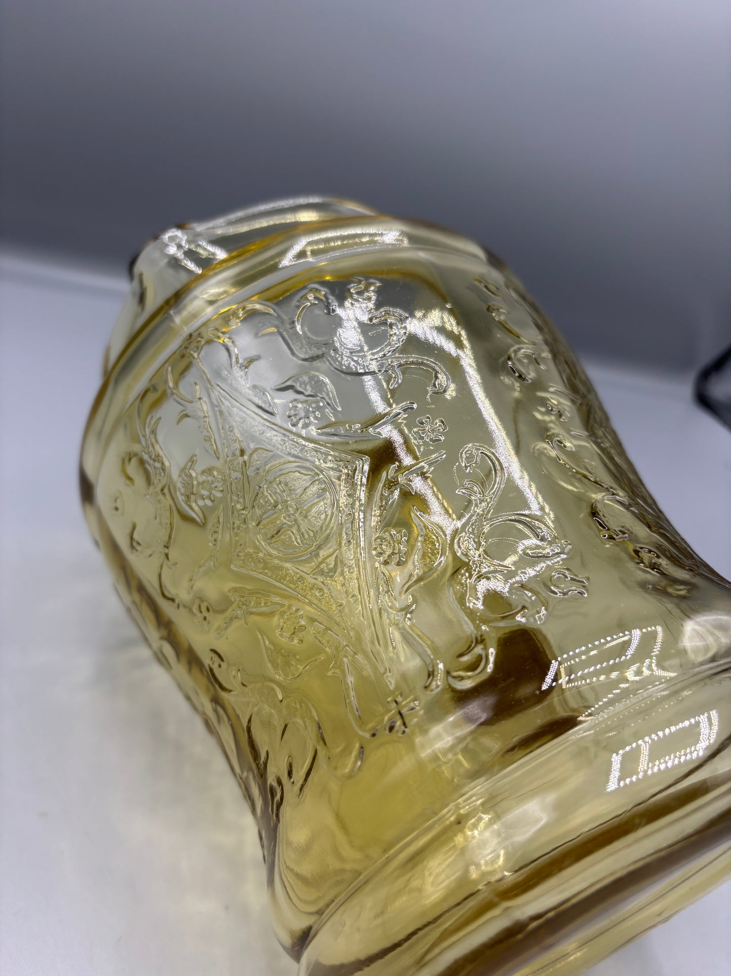 Amber glass Pitcher Amber Federal
