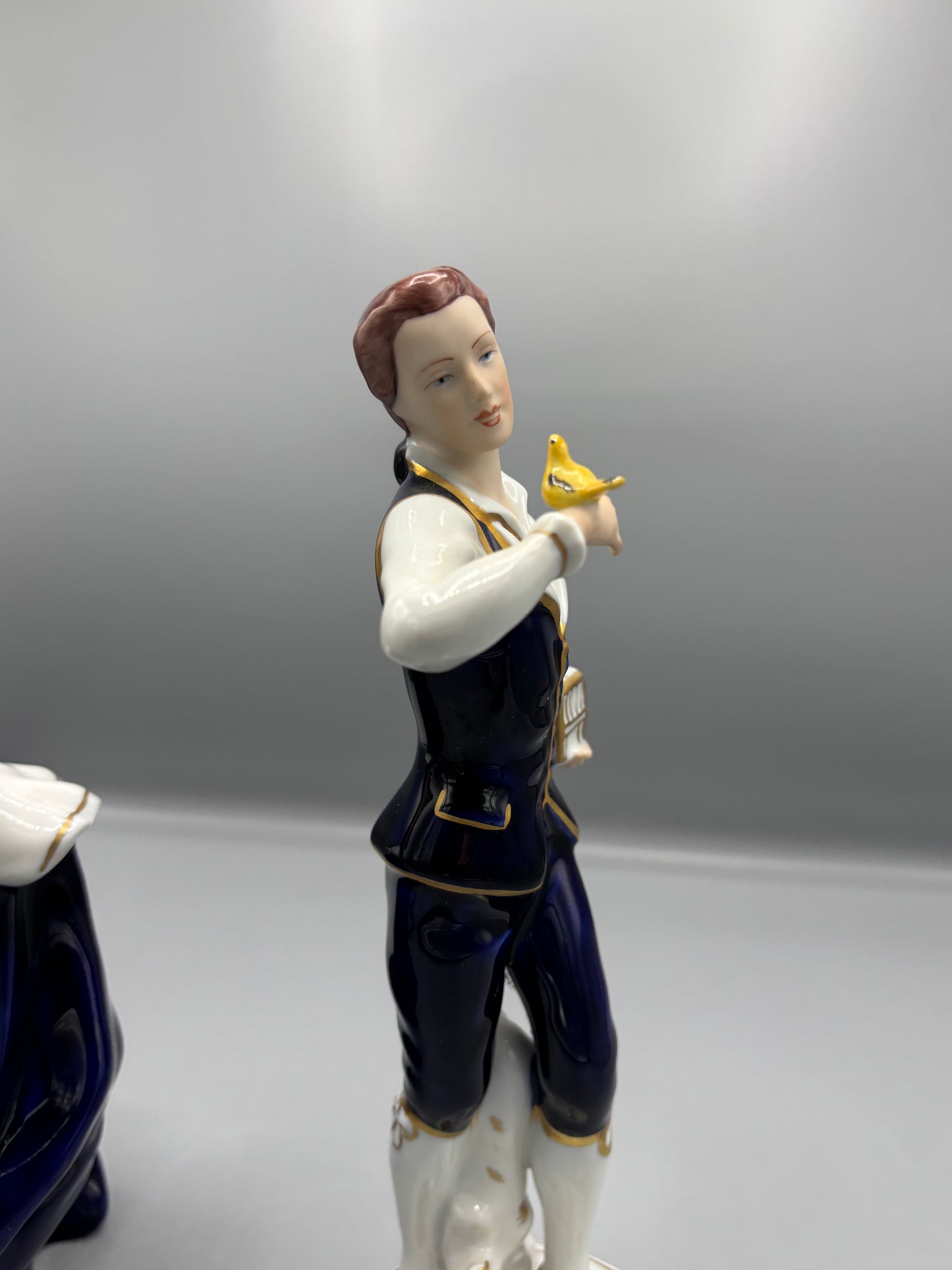 Pair of Royal Dux figures