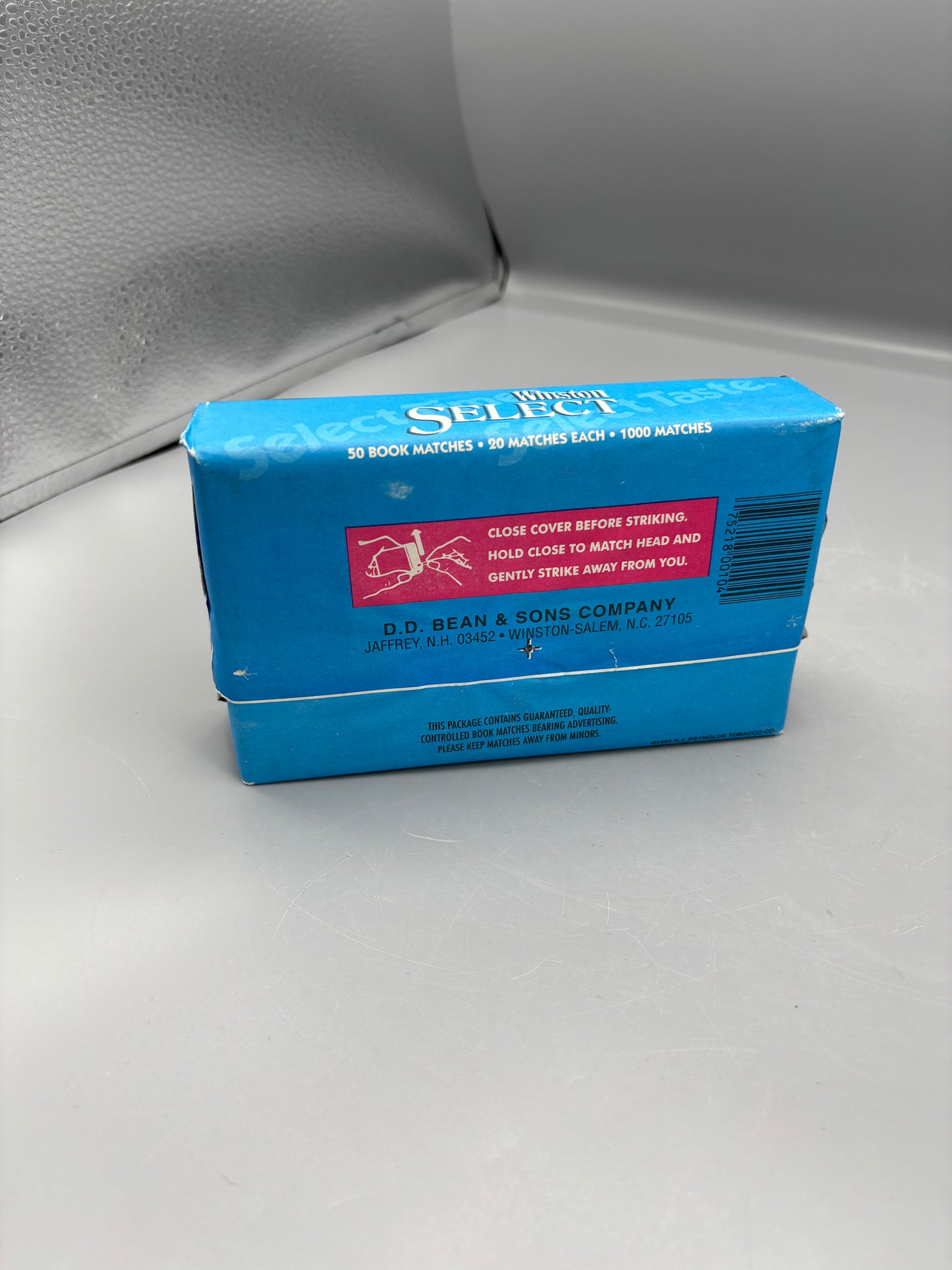 Winston Select promotional matches