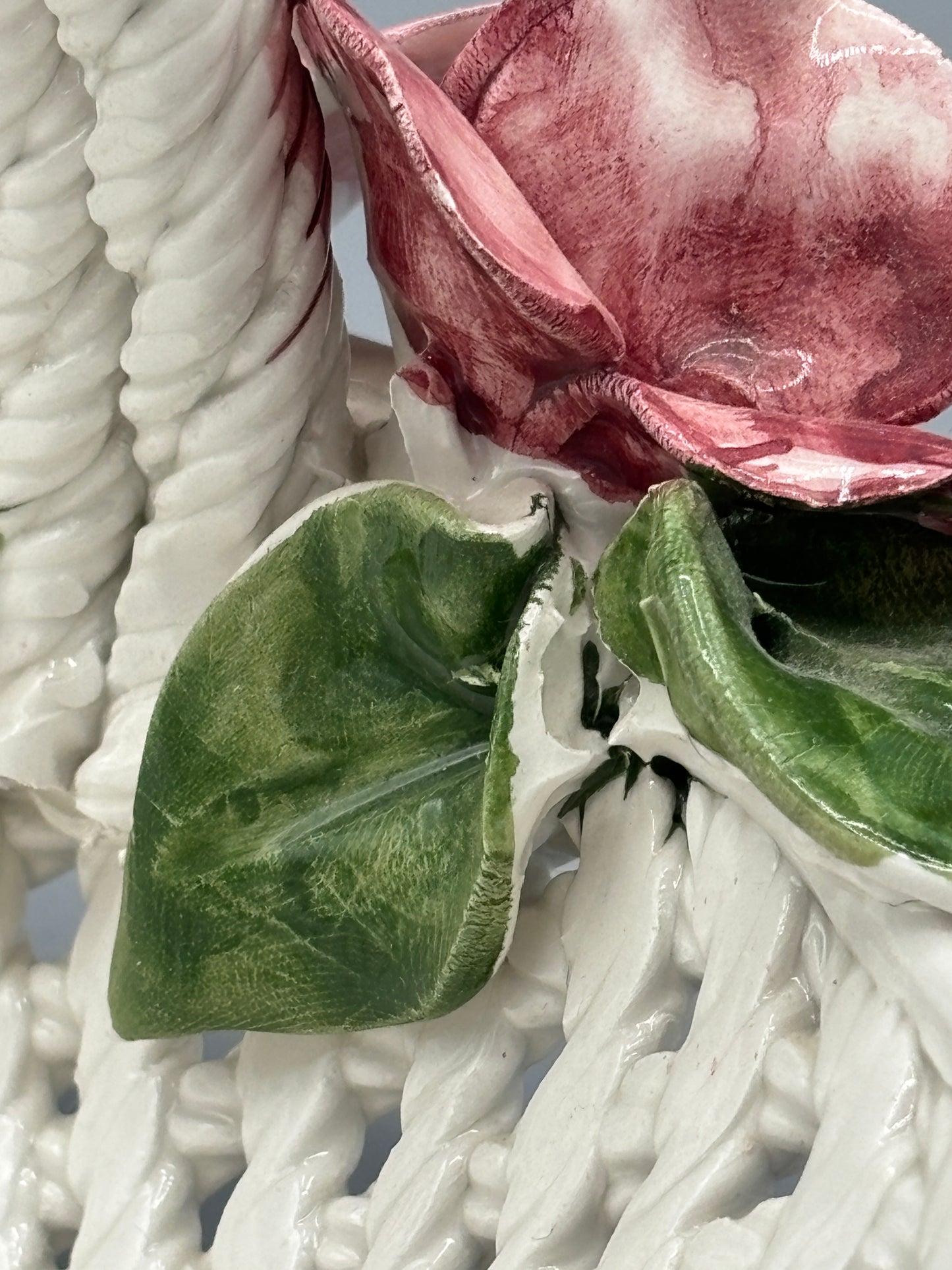 Handmade Portuguese ceramic basket