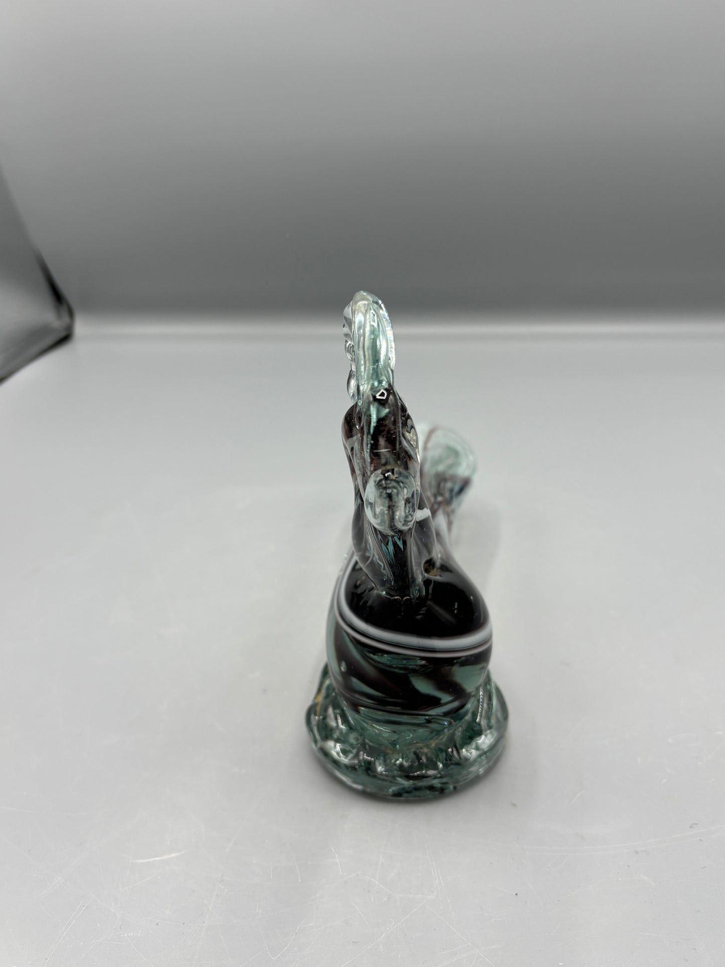 Vintage art glass bird figure