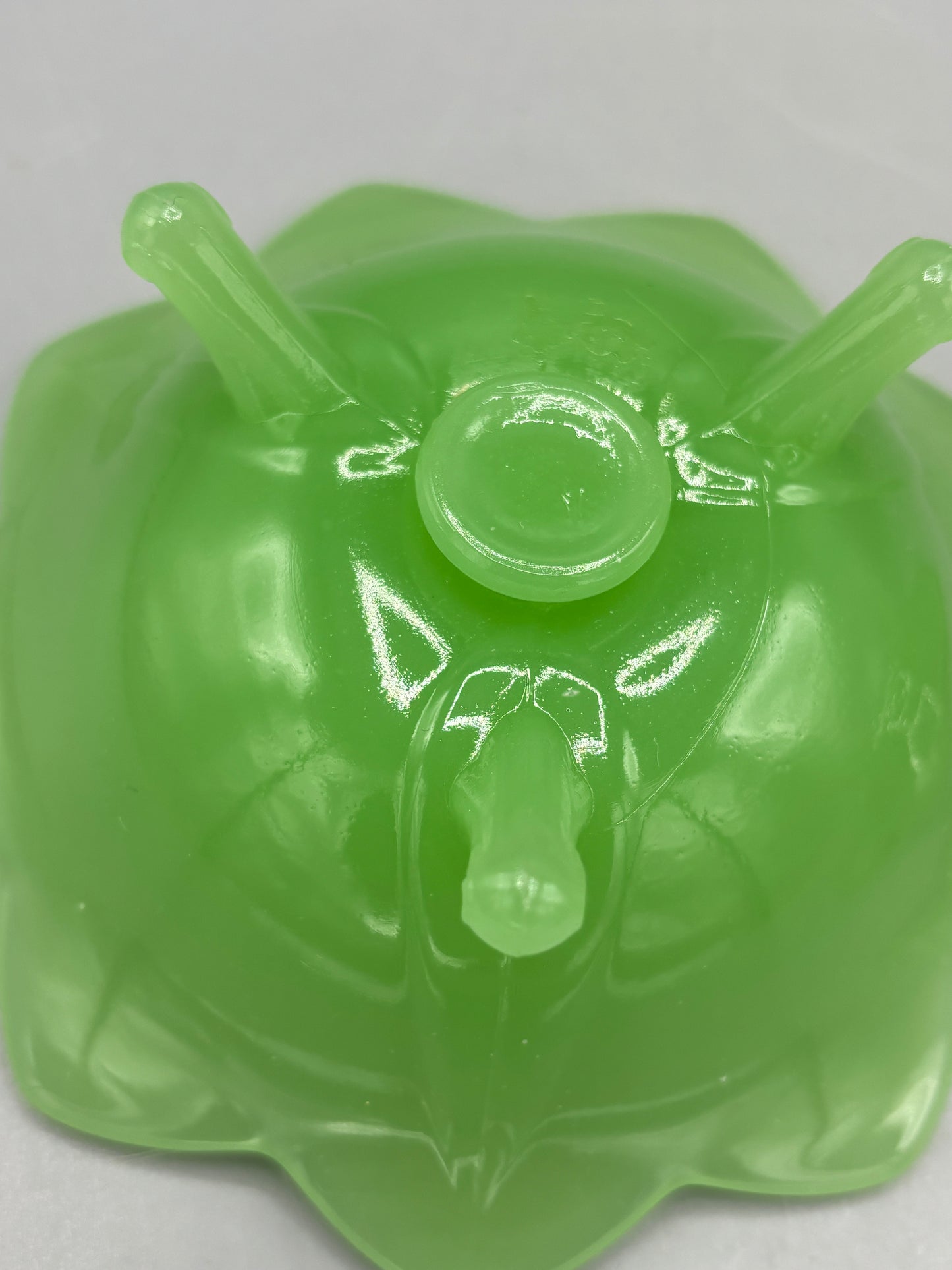 Pair of Vintage Jadeite green candle holders Fenton