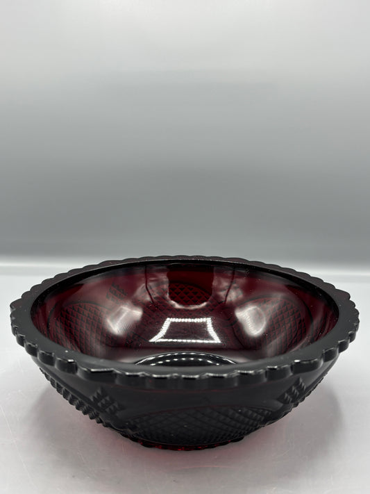 Avon Cape Cod Ruby bowl