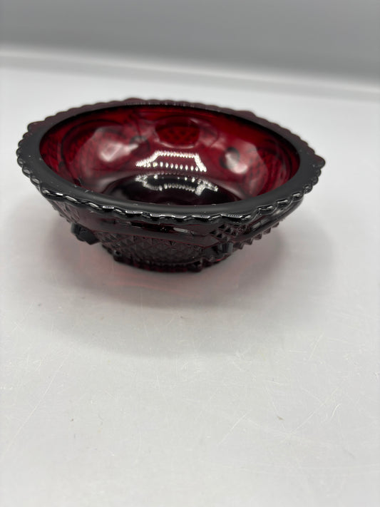 Avon Cape Cod Ruby bowl