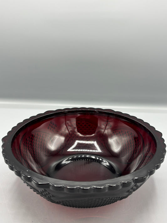 Avon Cape Cod Ruby bowl