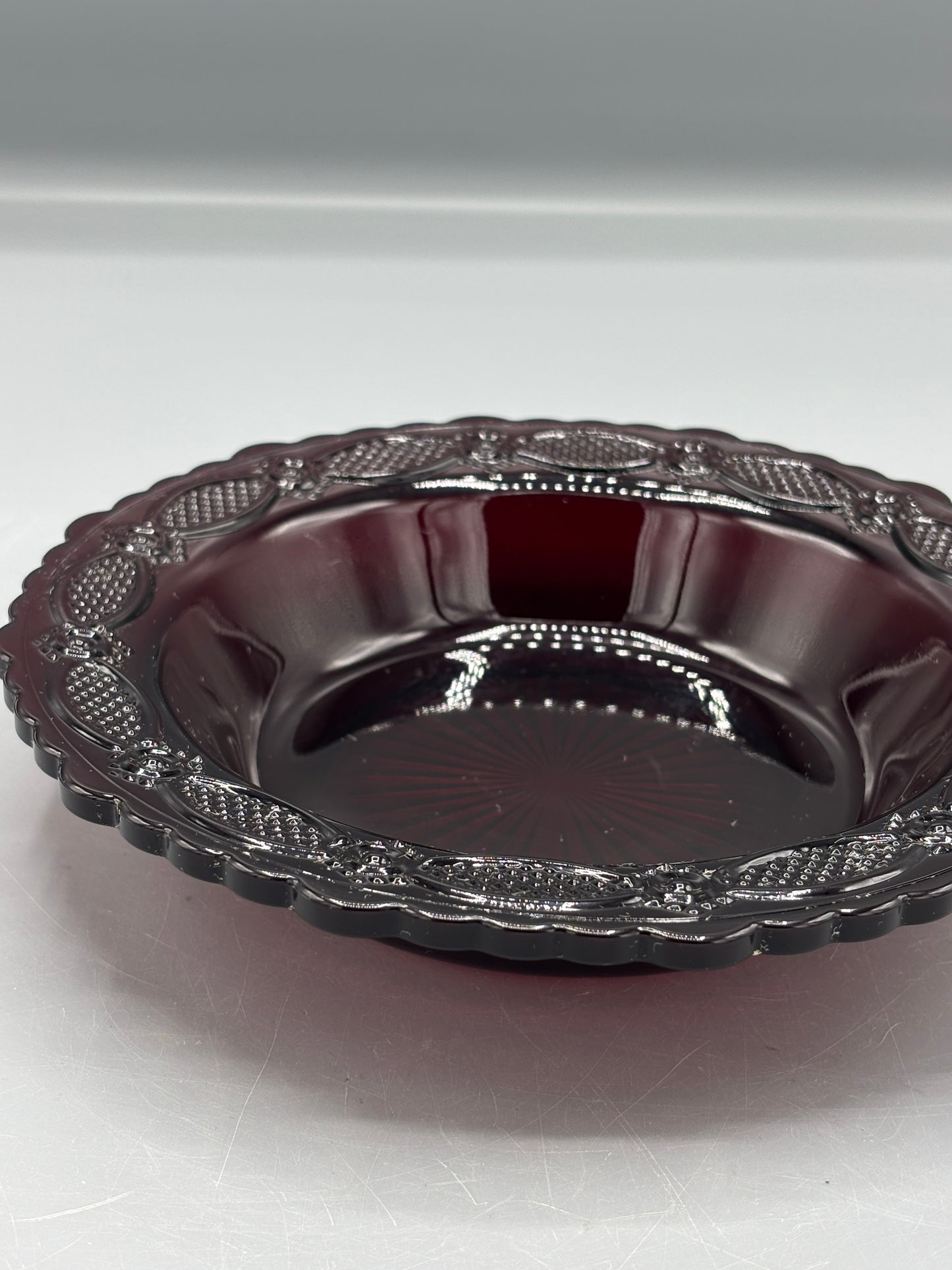 Avon Cape Cod Ruby bowl