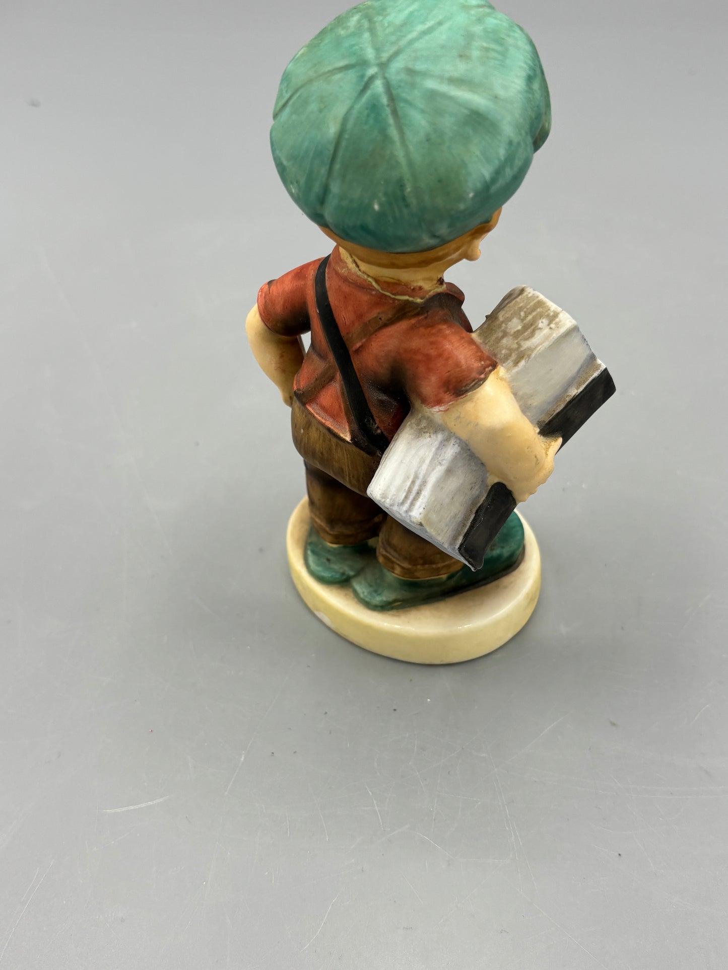 Vintage ceramic figure The Newsboy