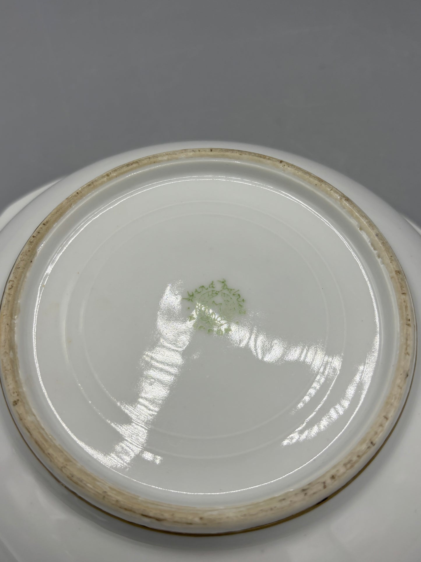 Vintage Nippon hand painted gilded rose bowl