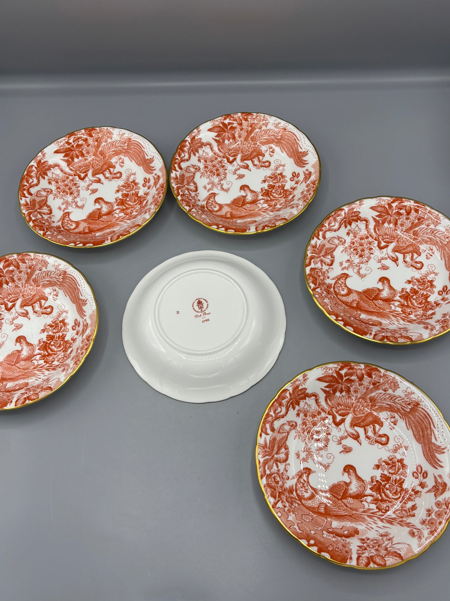 Set of 6 Royal Crown Derby Ives Collection