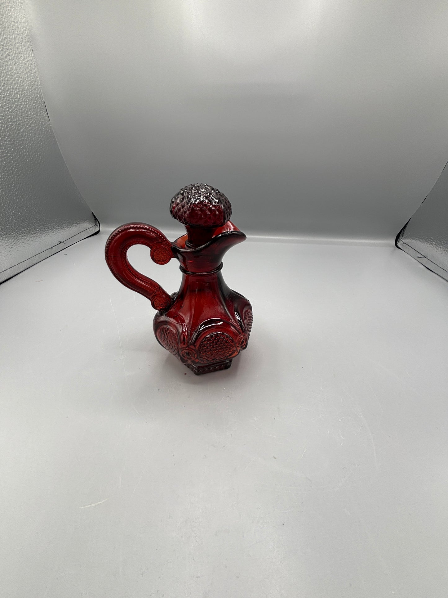 Vintage Avon Ruby red cruet bottle