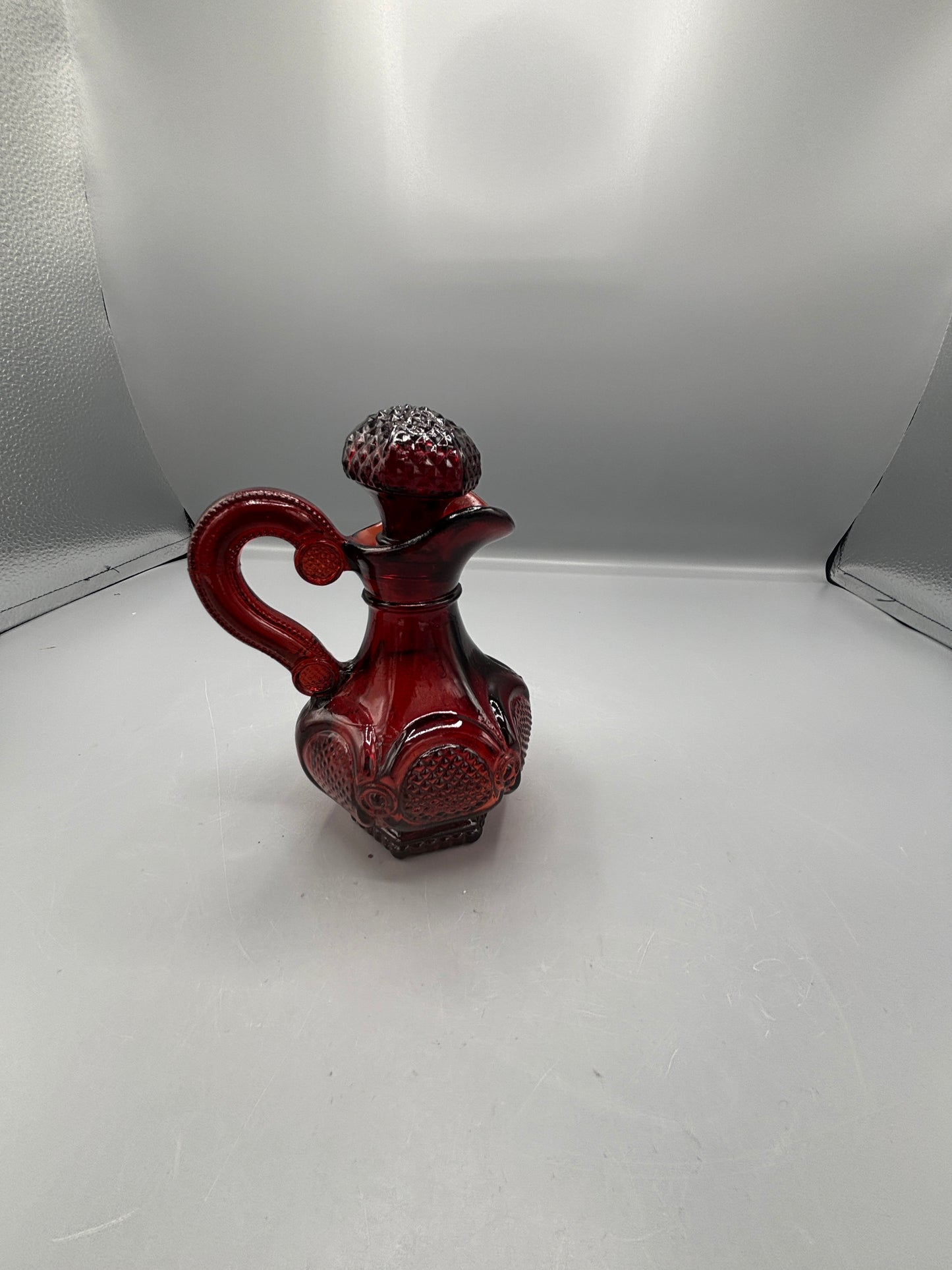 Vintage Avon Ruby red cruet bottle