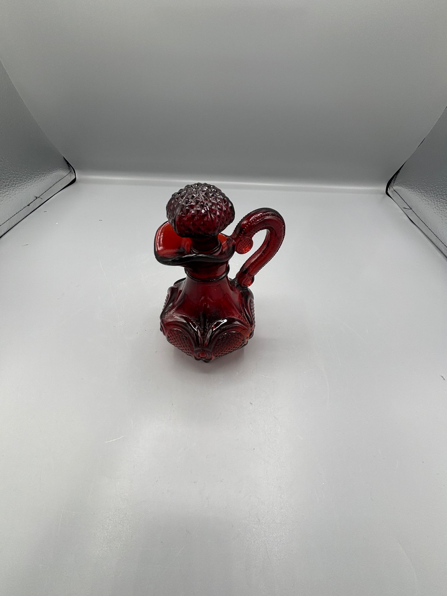 Vintage Avon Ruby red cruet bottle