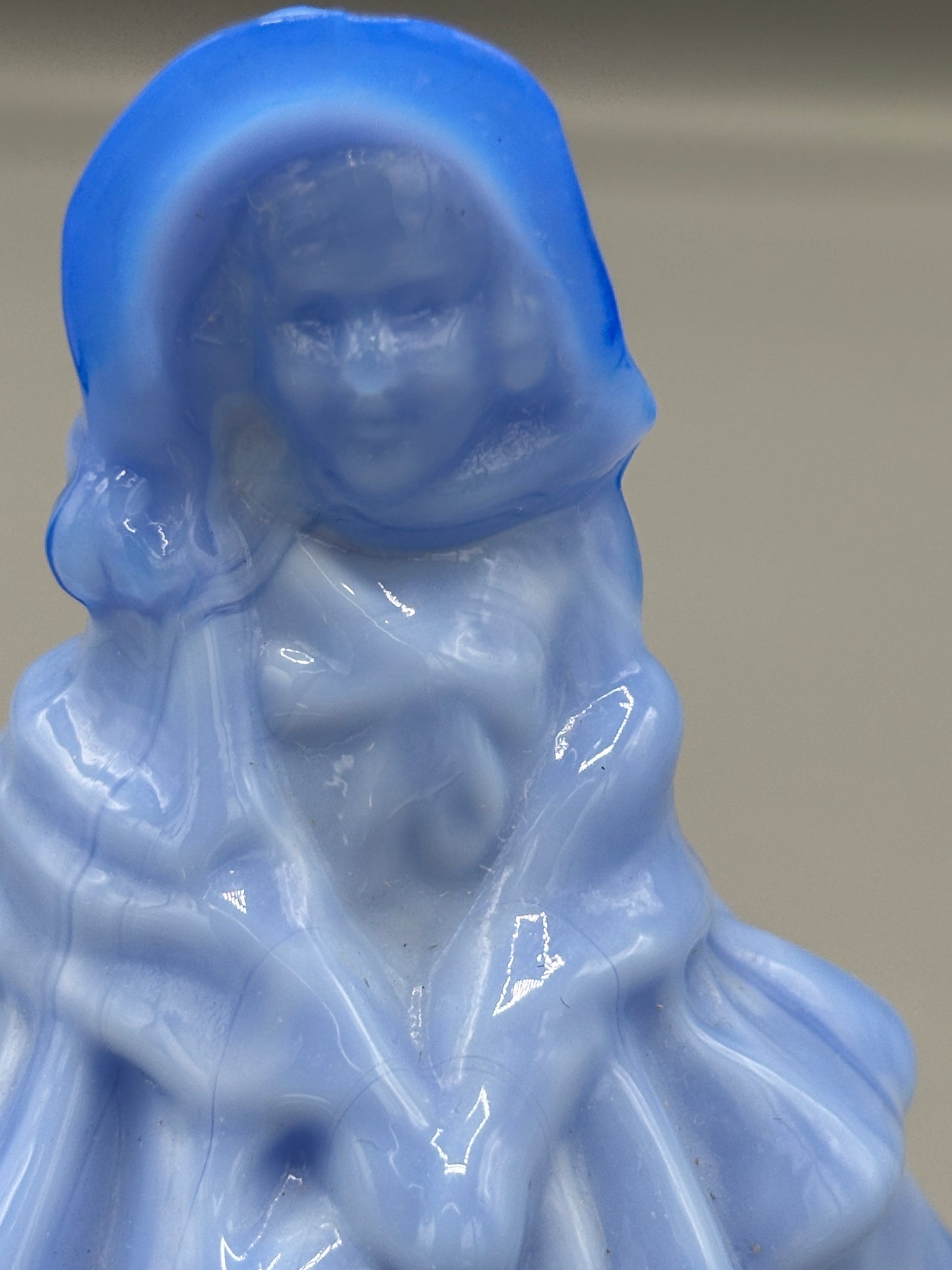 Vintage Boyd glass "Louise" Wedgewood Blue