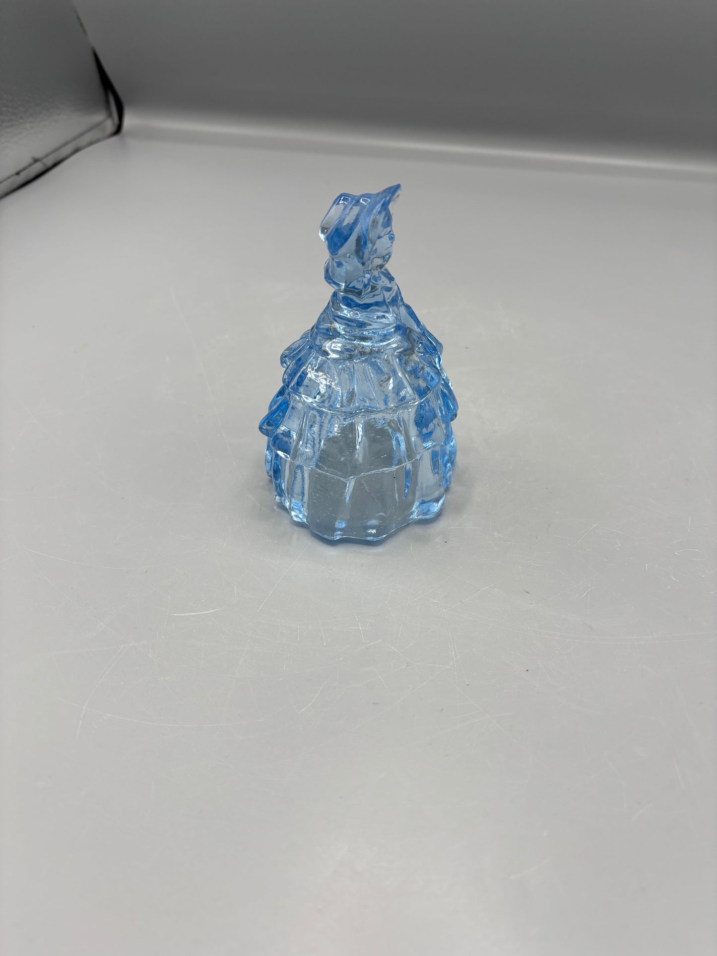 Vintage Boyd glass "Louise" Clear Blue