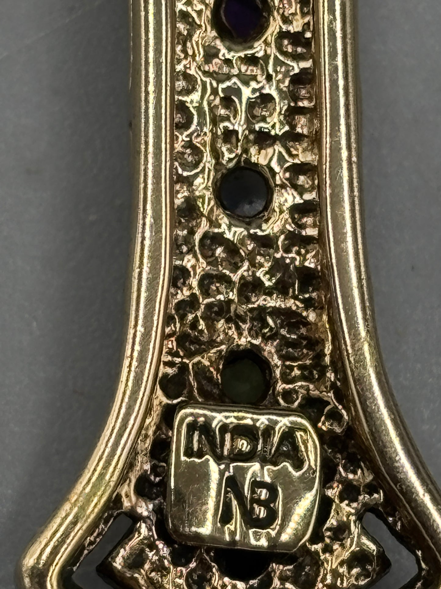Gold plated chain with cross