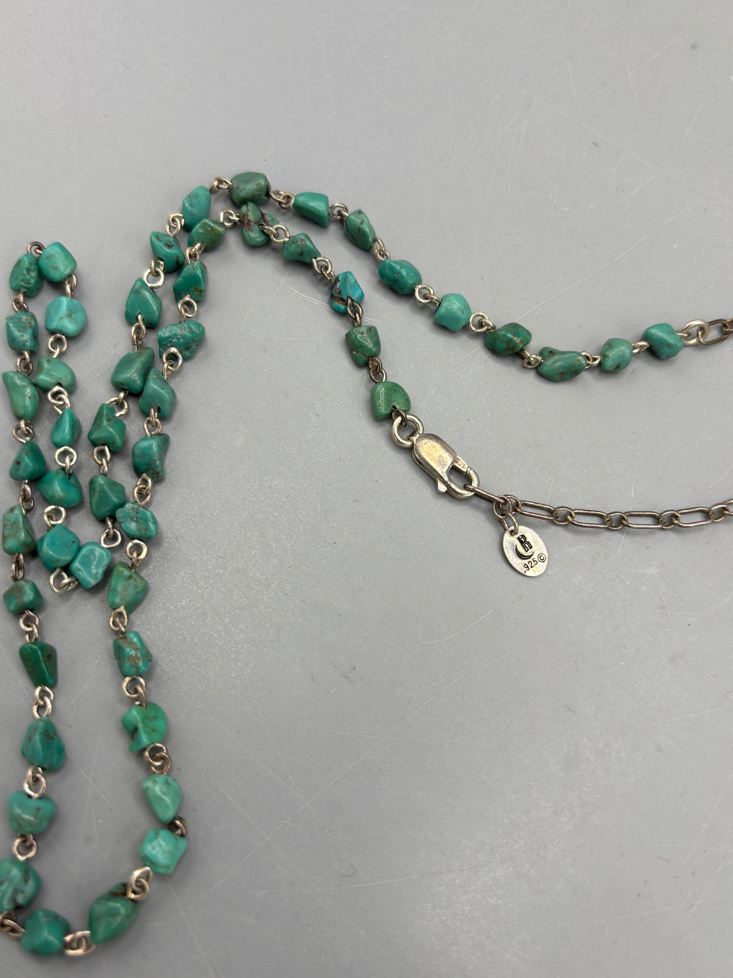 Turquoise & Sterling Necklace